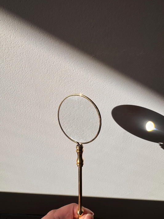 Brass Magnifying Glass